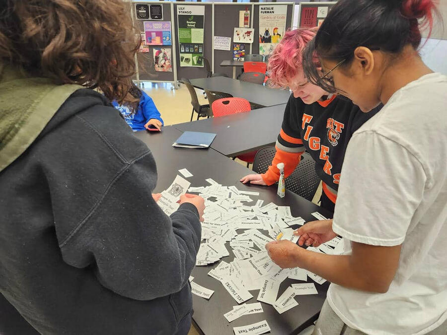 type and image activity