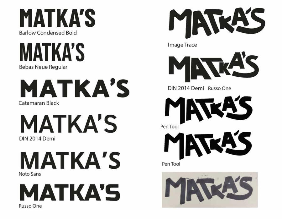 type and form studies