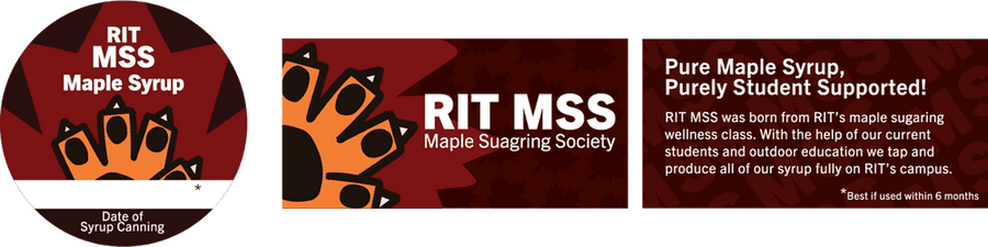 branded maple syrup labels